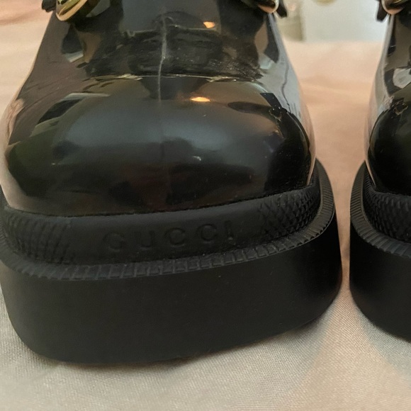 🌟 Host Pick 🌟 Gucci Patent Leather Rain Boots - Picture 7 of 14